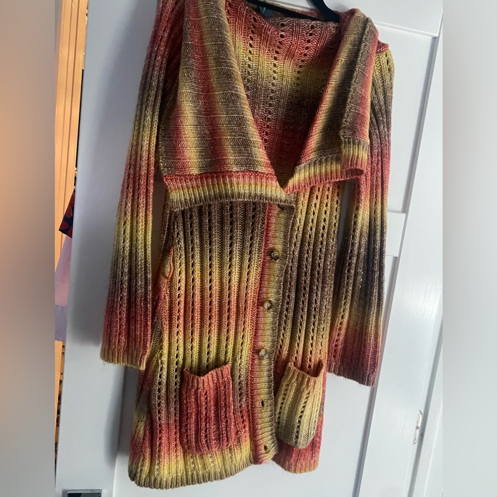 Modcloth trendy knitted cardigan size small, never worn